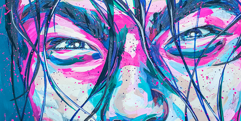 Björk Malerei, Gesicht Björk, Portrait malen lassen, bunte Malerei, bunte Kunst, buntes Gemälde, Mann Gesicht Malerei, zeitgenössische Kunst, popart artworks,  Kunstwerke, Acrylmalerei, Acrylkunst, neon popart, Pop Art, Portrait malen, Gemälde kaufen, Gesichter Gemälde, Carolyn Mielke, Künstlerin, Porträtkunst, carographic, bunte Gemälde, bunte Bilder, contemporary art, art, instaart, artworks, künstlerische Arbeiten