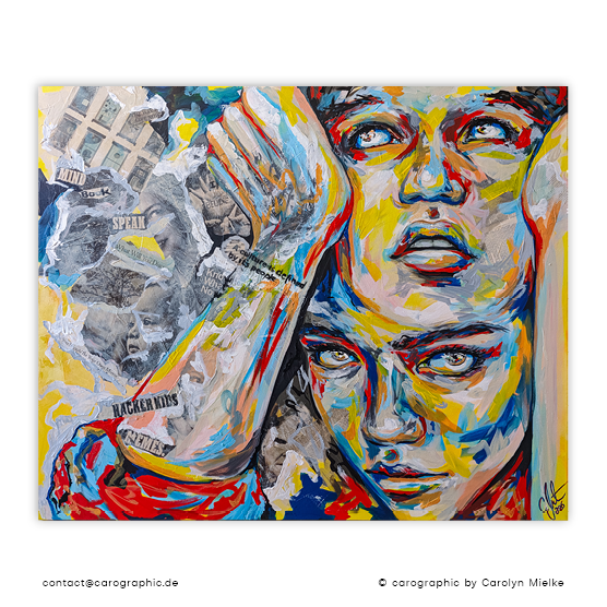 Moderne Pop Art Malerei von Carolyn Mielke - carographic.