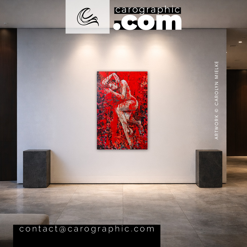 ENJA BRANDT – Raumansicht des Originalgemäldes in Ausstellungssituation