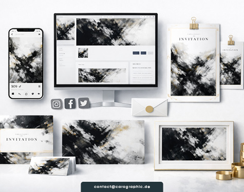 Ausstellungskommunikation mit Einladungskarten, Printmedien, digitalen Anwendungen und Layoutdesign für Künstler, Galerien und Kulturformate