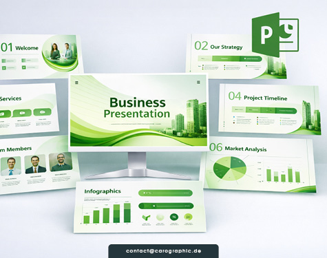 Präsentationsdesign für Unternehmen – PowerPoint-Folien, Business-Präsentationen und visuelle Unternehmenskommunikation